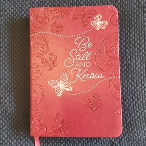 NWT WOMEN'S CHRISTIAN DAILY DEVOTIONAL book butterflies Be still and know